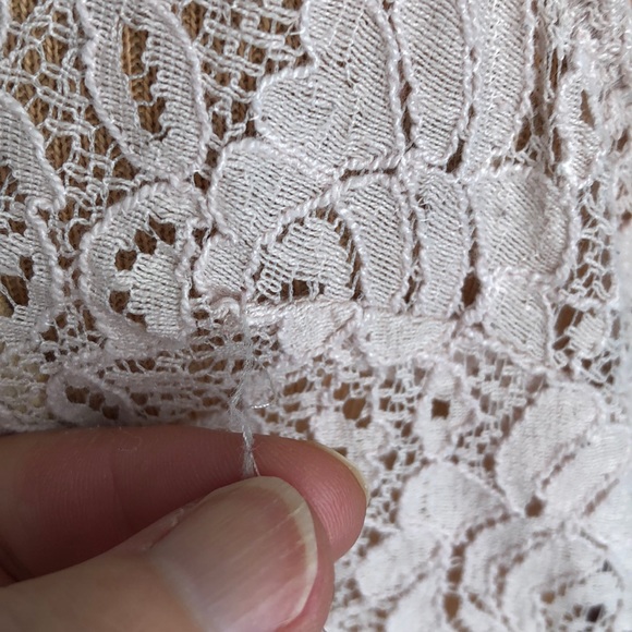 Princess Vera Wang Med Blush Sleeveless Lace Top - Picture 7 of 12